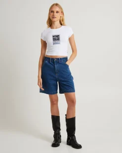 1997 A Line Denim Carpenter Short