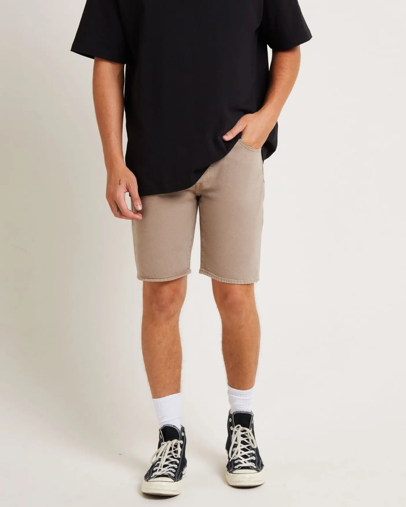 501 Denim Shorts in Beige