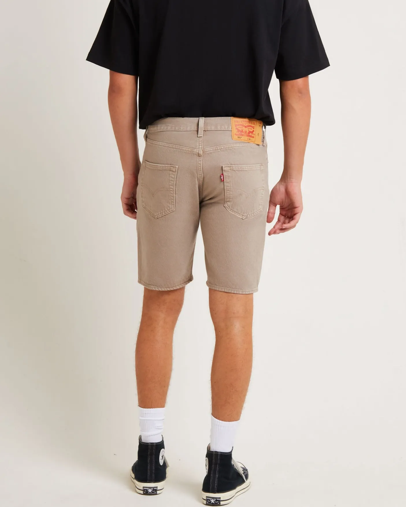 501 Denim Shorts in Beige