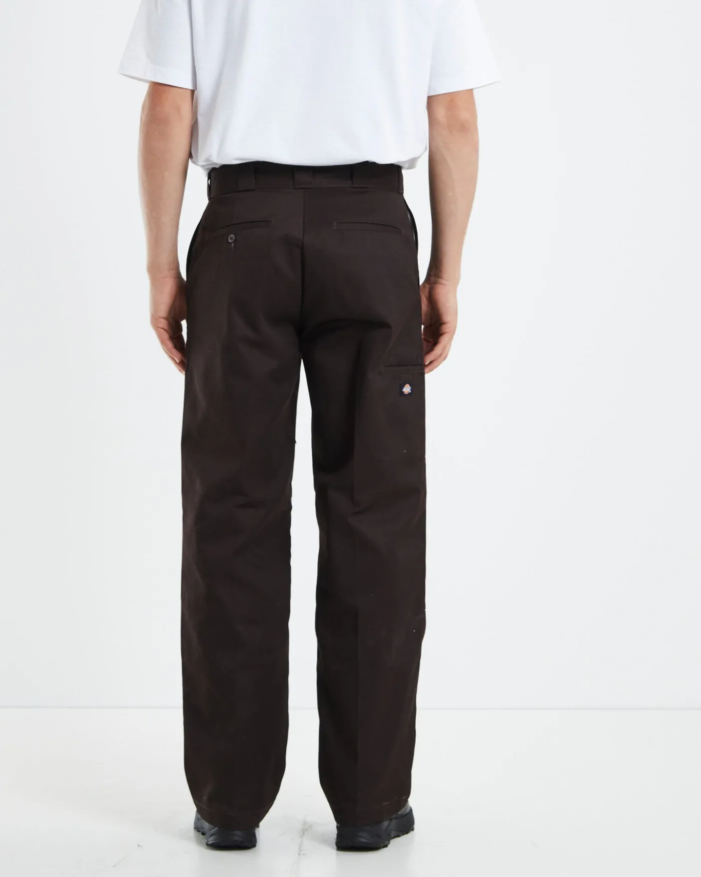 85-283 Loose Fit Pants Dark Brown