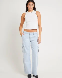 99 Low & Wide Cargo Jeans Hadley