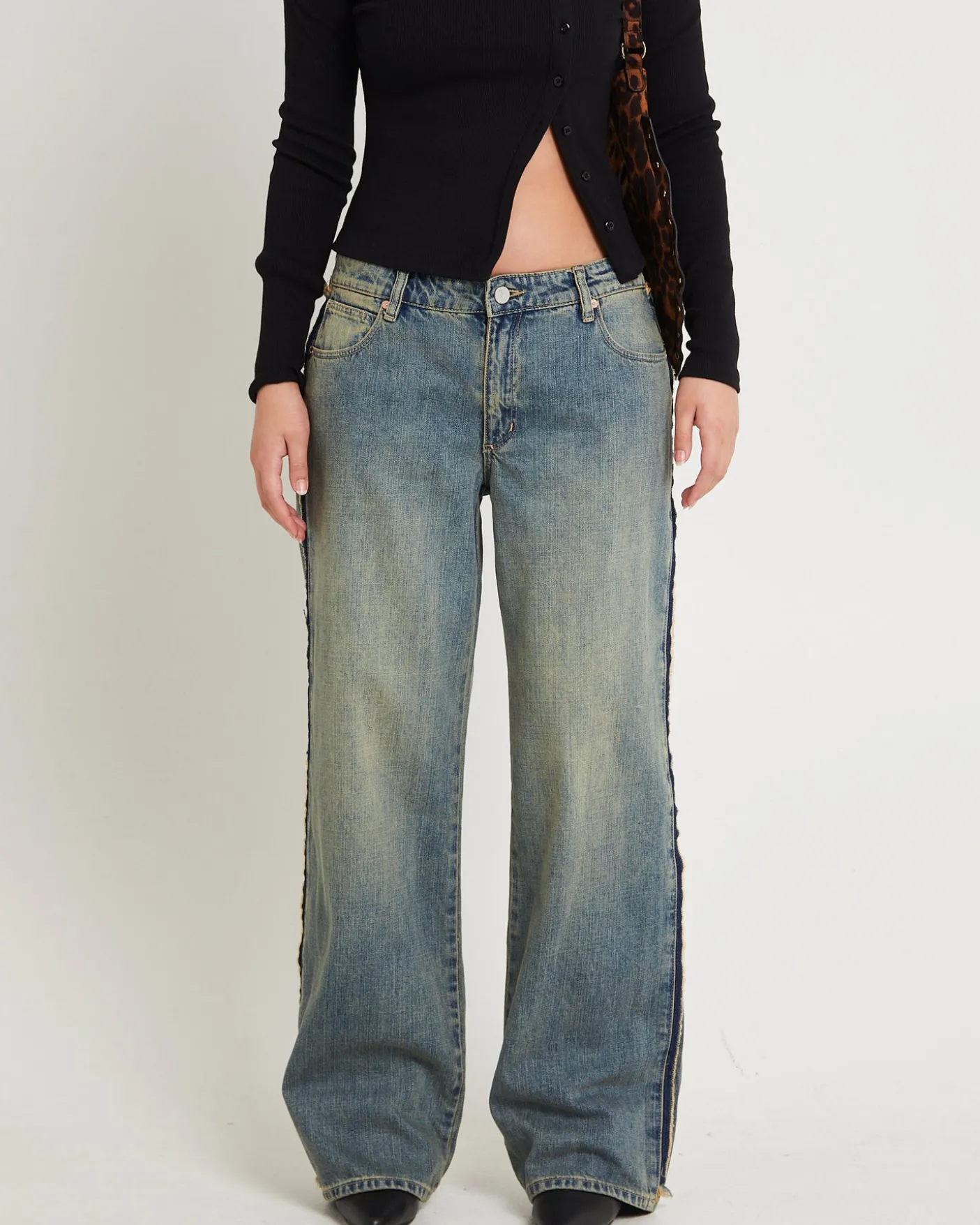 99 Low Baggy Denim Jeans Raw Roxie