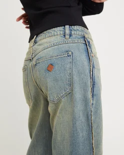 99 Low Baggy Denim Jeans Raw Roxie