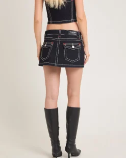 99 Low Denim Mini Skirt Cameron