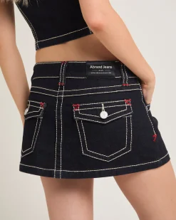 99 Low Denim Mini Skirt Cameron
