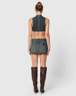 99 Low Denim Skirt Quinn