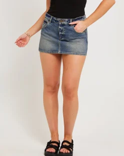 99 Low Denim Skirt Zendaya