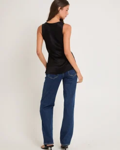 99 Low Straight Denim Jeans Tara