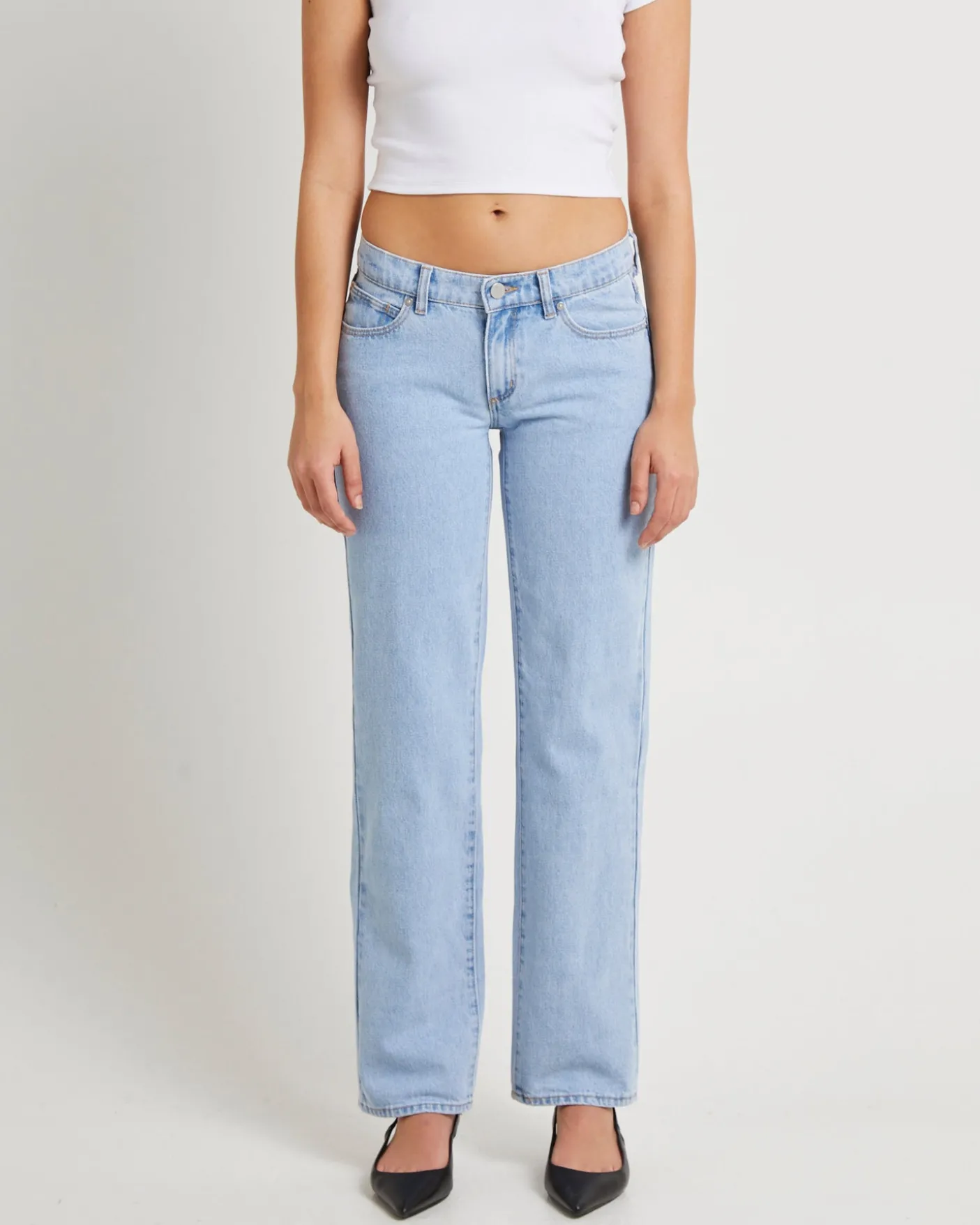 99 Low Straight Denim Jeans Kendall