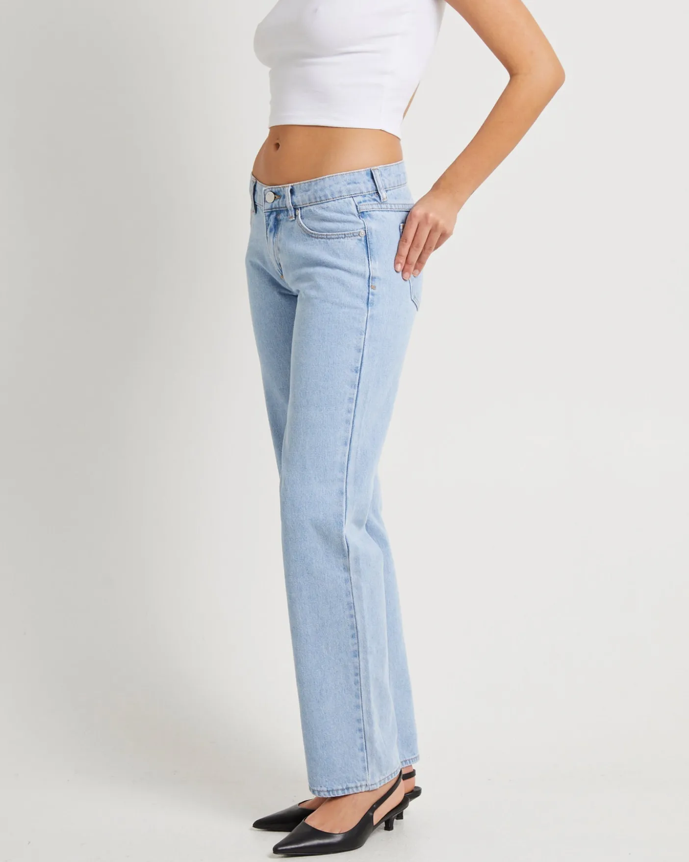 99 Low Straight Denim Jeans Kendall