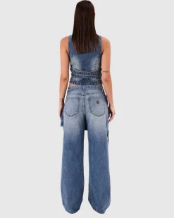 95 Mid Baggy Skirt Denim Jeans Dalia