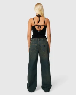 95 Mid Baggy Zip Denim Jeans Xena