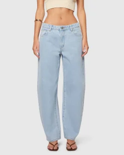 95 Mid Barrel Denim Jeans Kendall