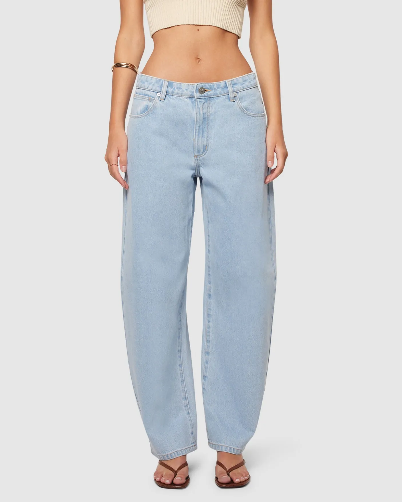 95 Mid Barrel Denim Jeans Kendall