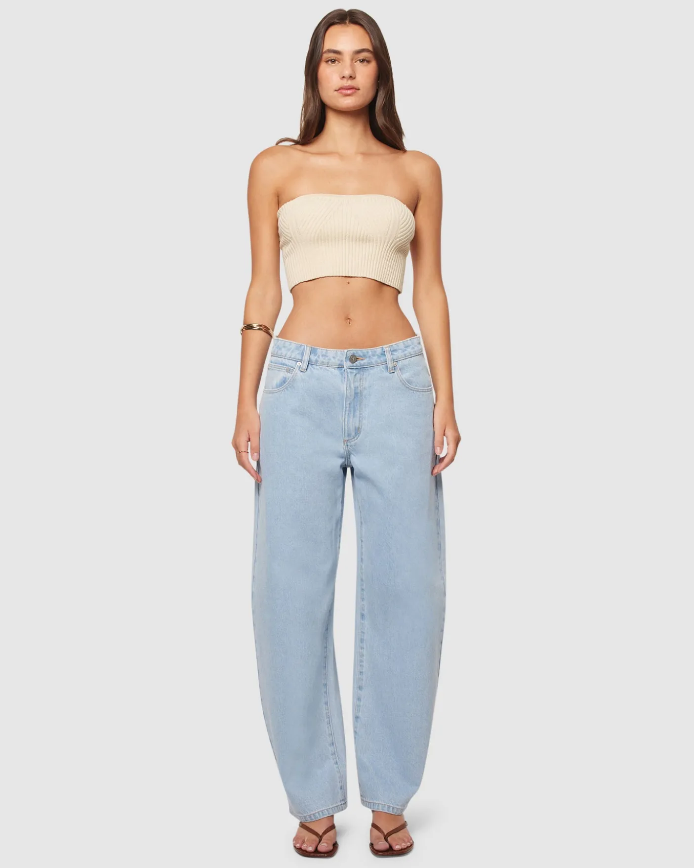 95 Mid Barrel Denim Jeans Kendall