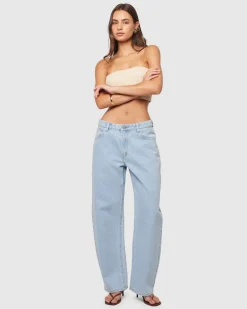 95 Mid Barrel Denim Jeans Kendall
