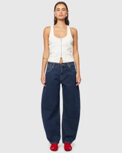 95 Mid Barrel Denim Jeans Tara