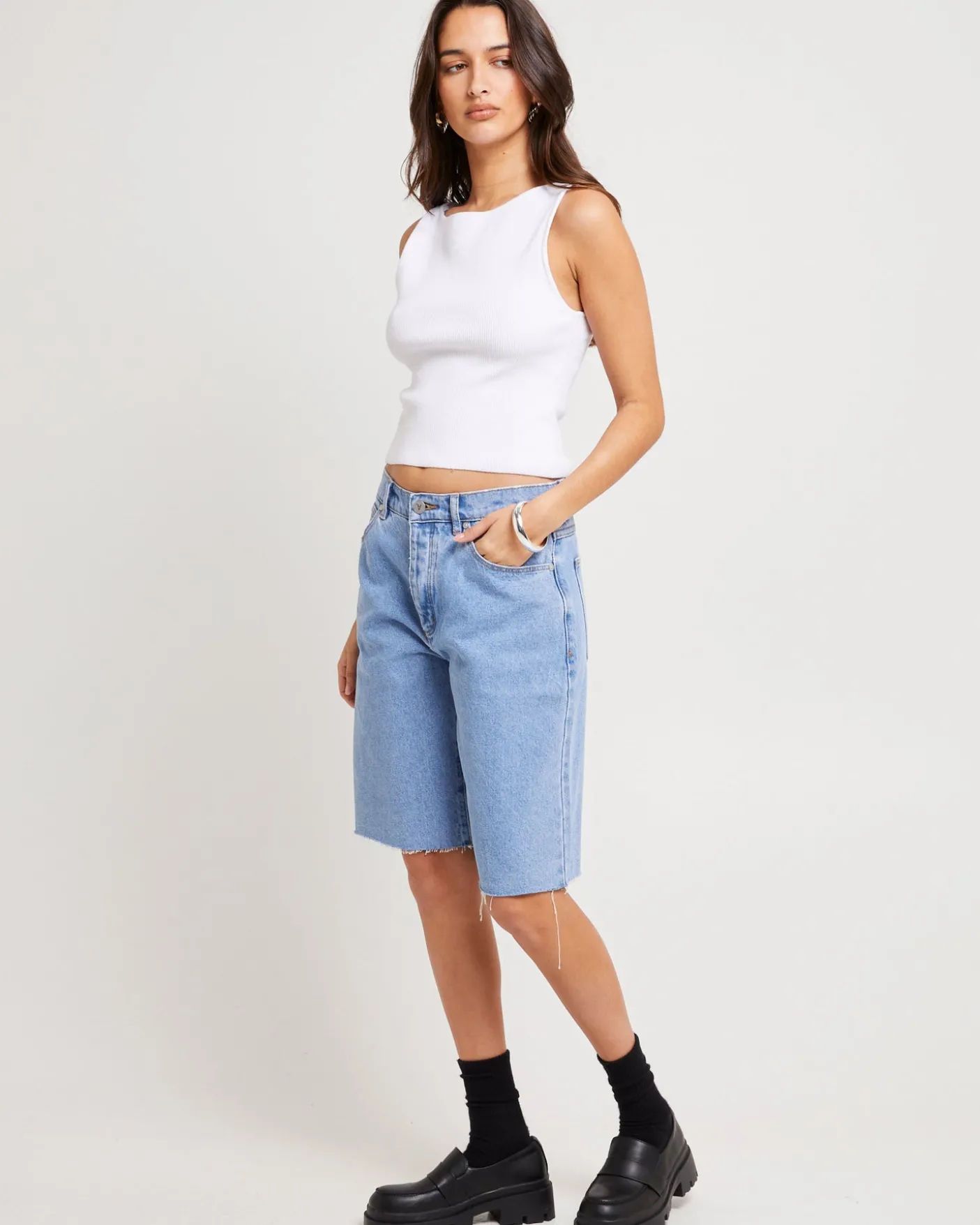 95 Mid Denim Jorts Gigi