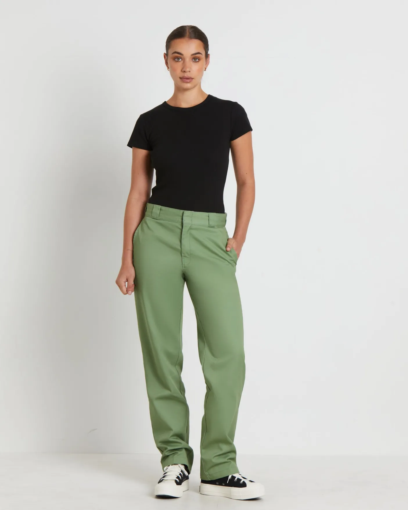 875 Pants in Jade Green