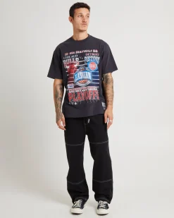 1988 Playoffs Bulls vs Pistons Short Sleeve T-Shirt
