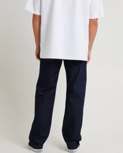 555 Relaxed Straight Denim Jeans