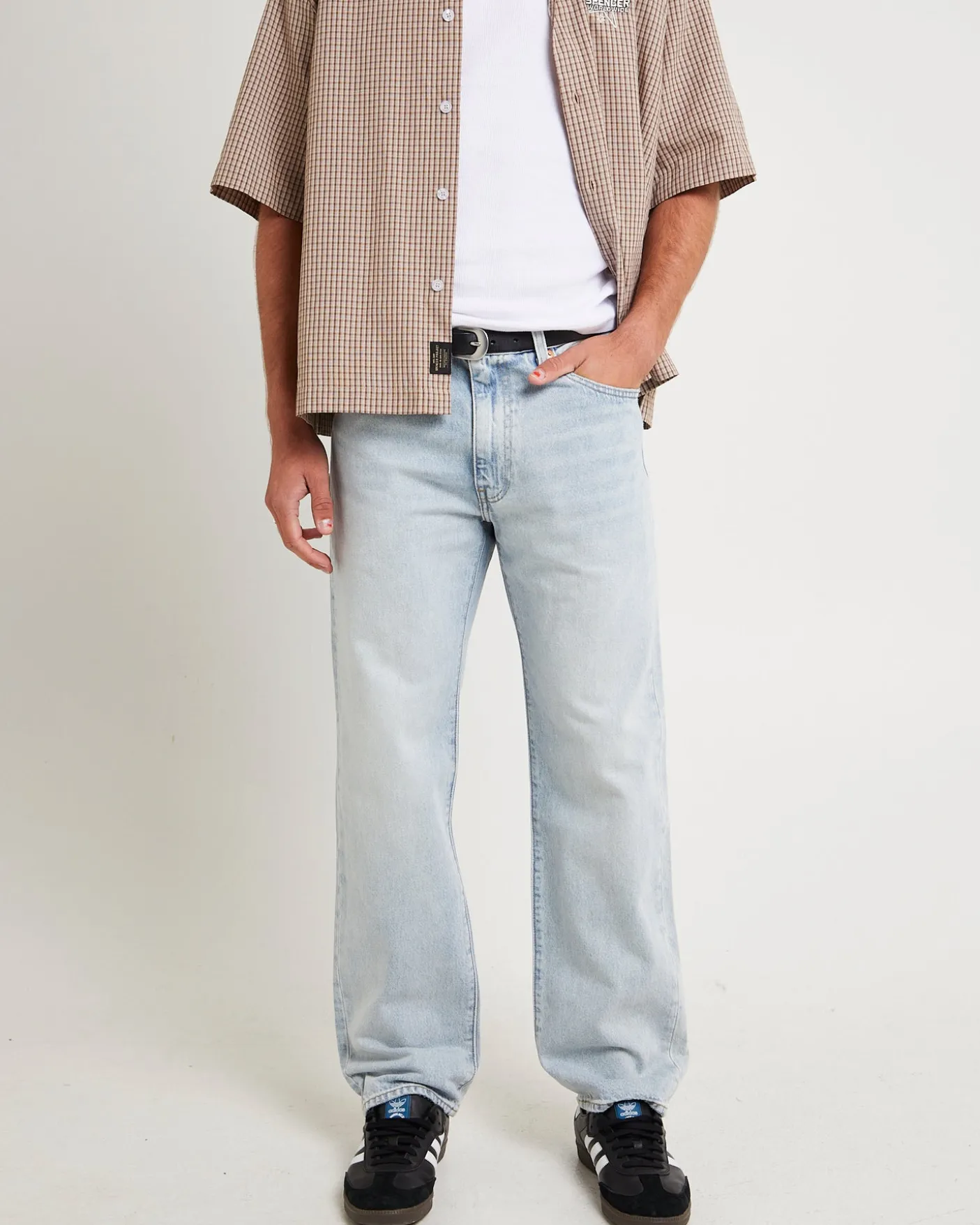 555 Relaxed Straight Denim Jeans