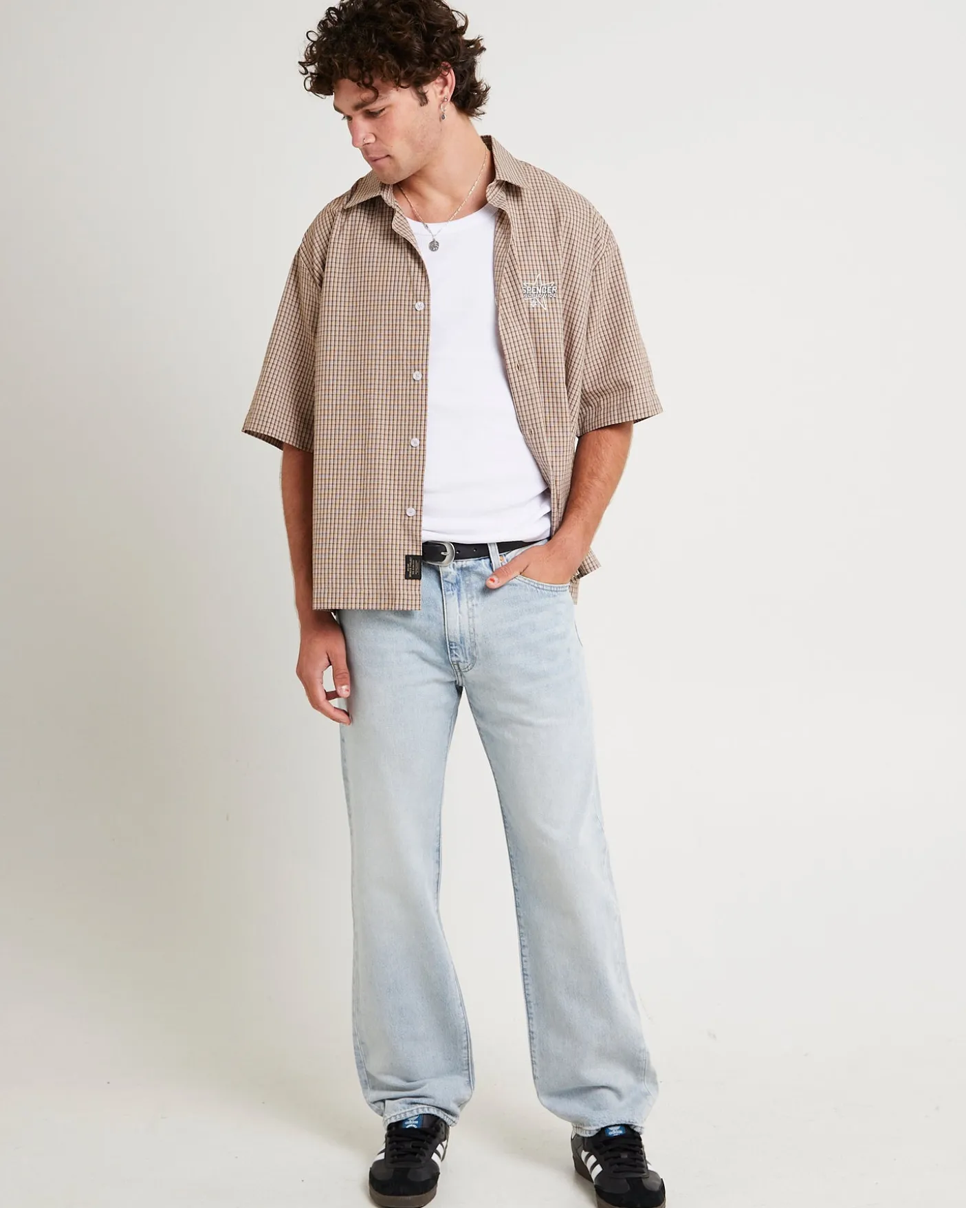 555 Relaxed Straight Denim Jeans