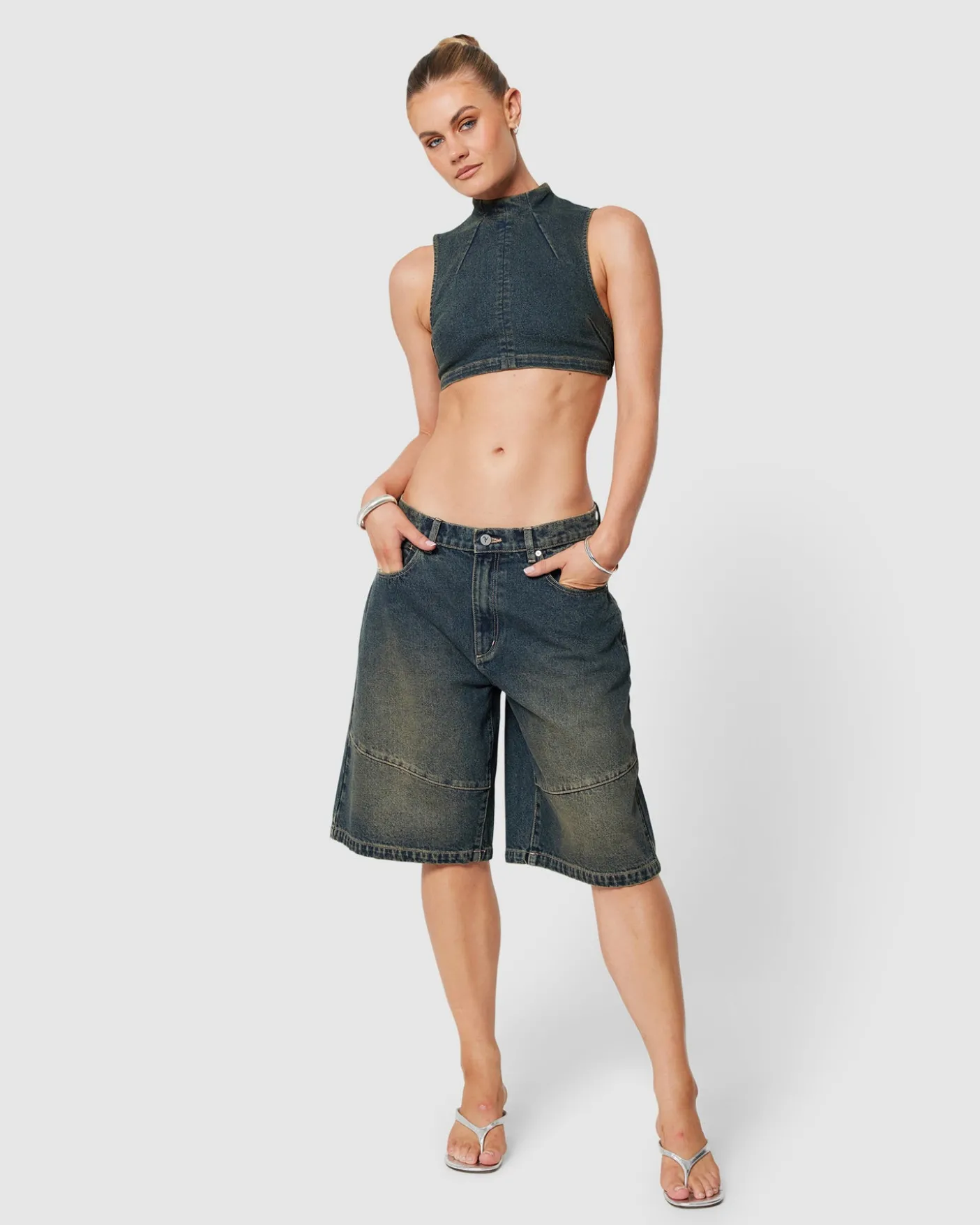 95 Super Baggy Denim Jorts Quinn
