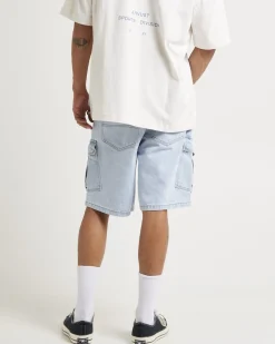 A5 Baggy Denim Cargo Shorts Judd