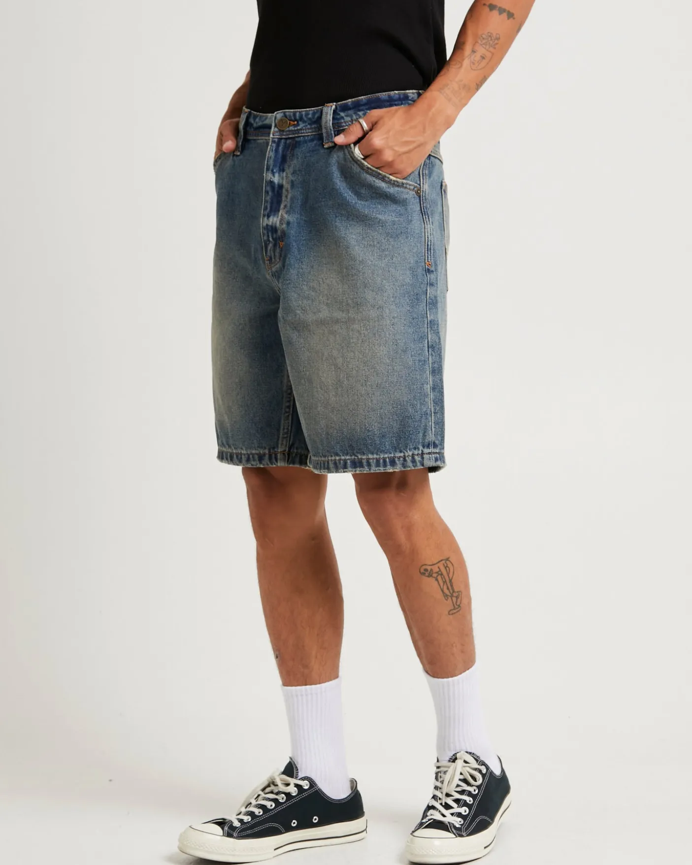 A5 Baggy Denim Shorts Justin