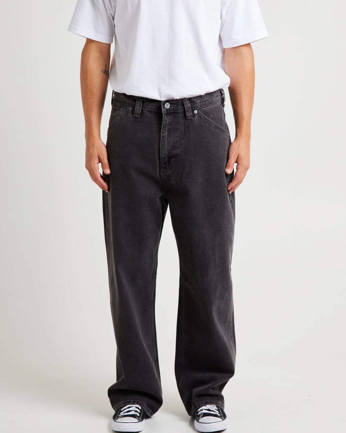 A6 Big Baggy Denim Jeans Bazza