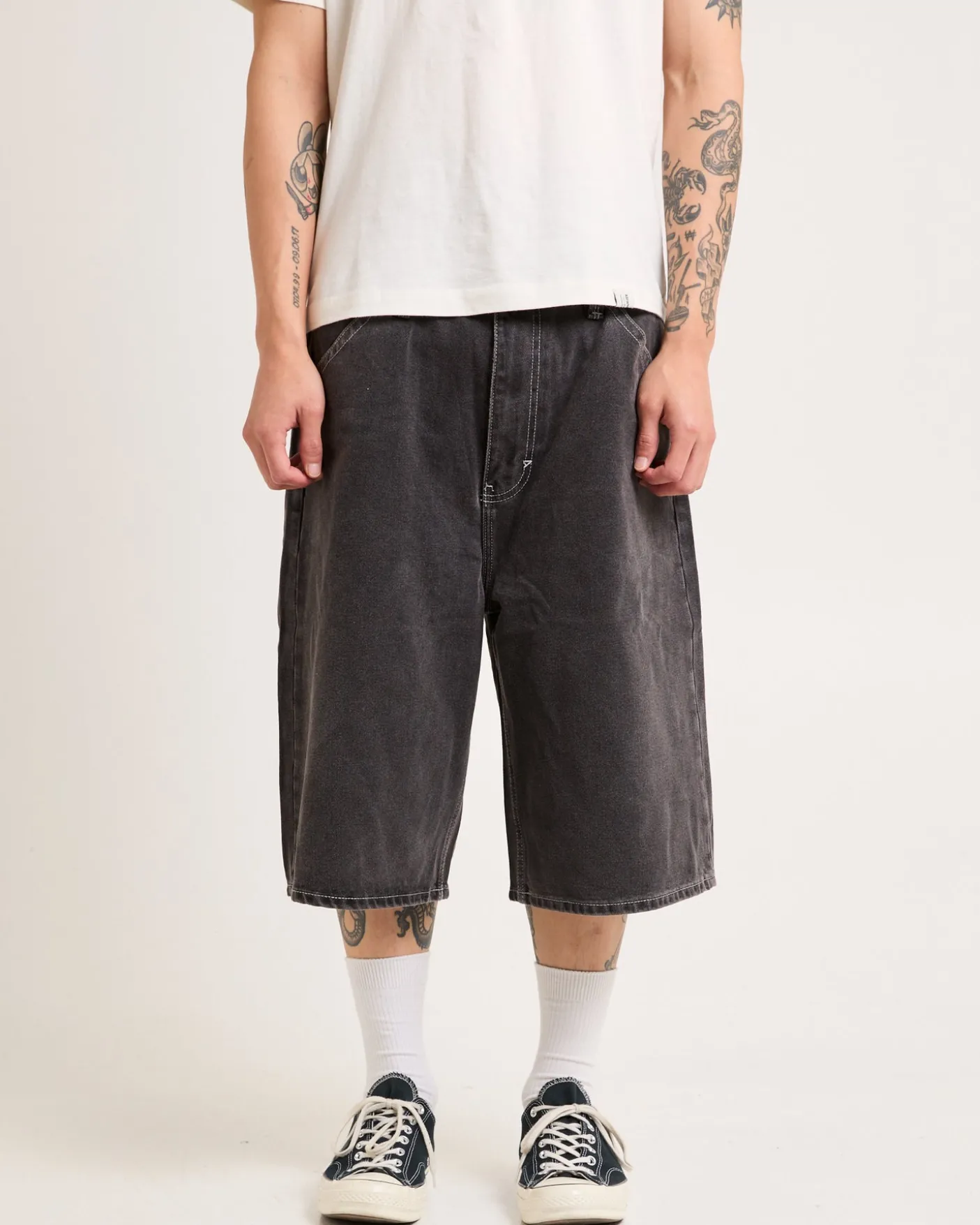 A6 Big Baggy Denim Shorts Paxton