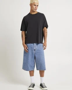 A6 Big Baggy Denim Shorts Davis