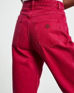 A Carrie Jeans Magenta Pink