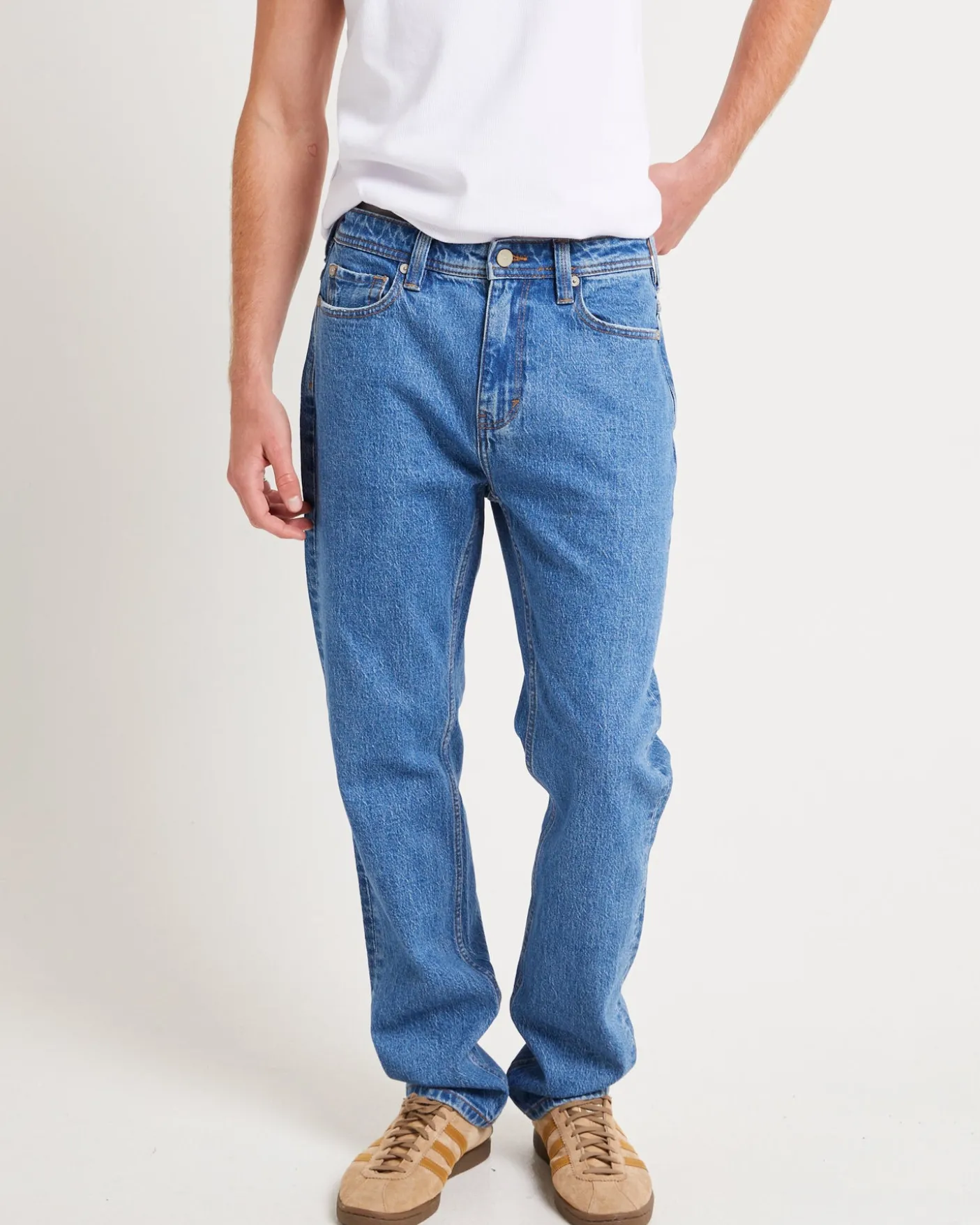 A3 Straight Denim Jeans Royal