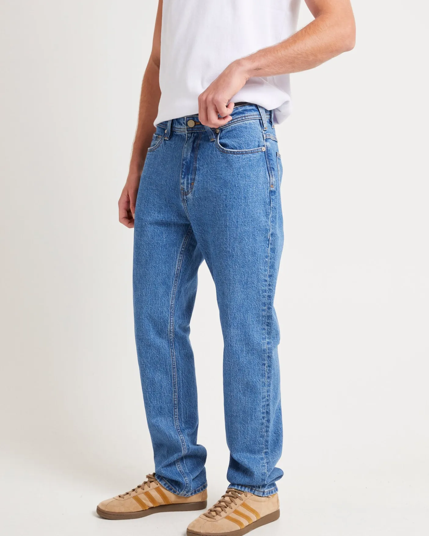 A3 Straight Denim Jeans Royal