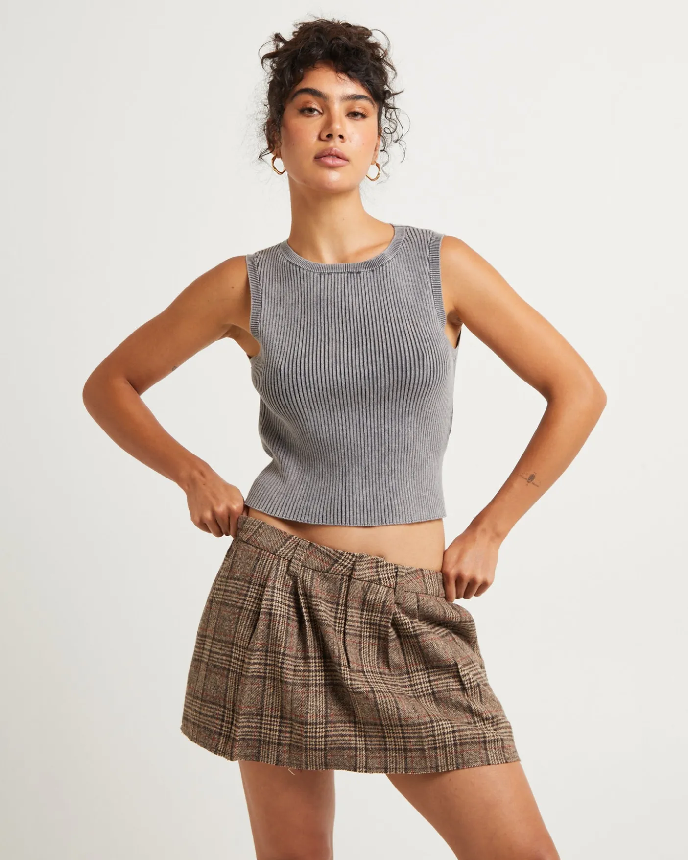 Acid Rave Rib Knit Top