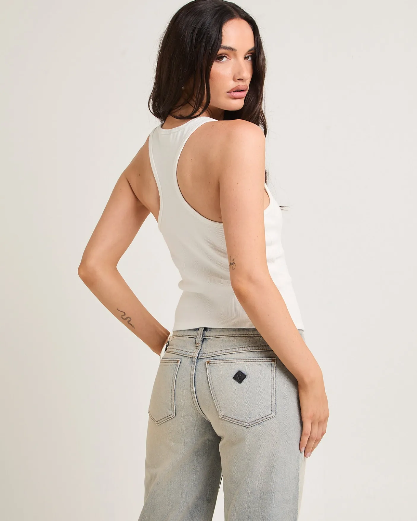 Addison Racer Top