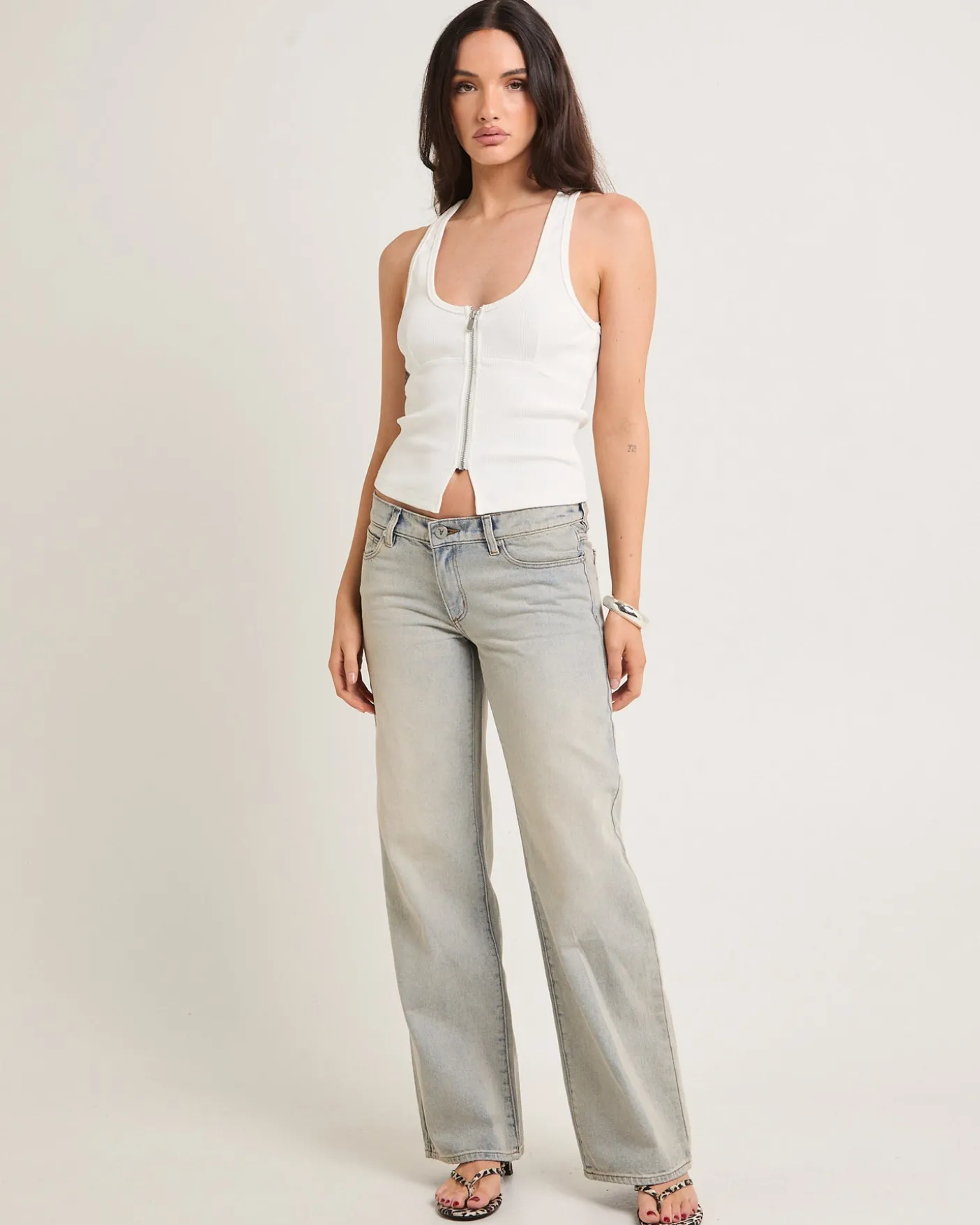 Addison Racer Top