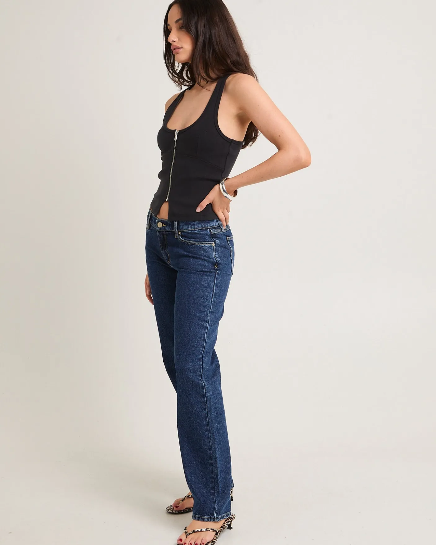 Addison Racer Top