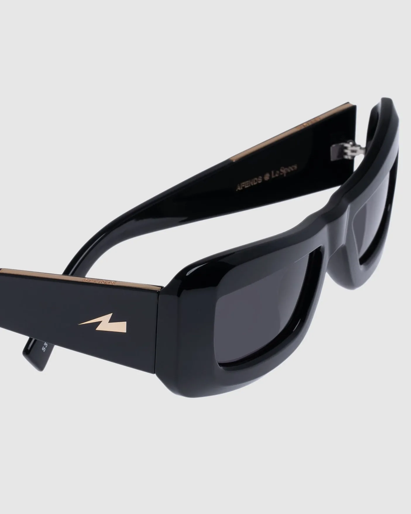 Afends X Le Specs Armour Sunglasses Black