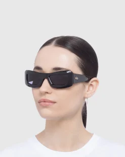 Afends X Le Specs Armour Sunglasses Black