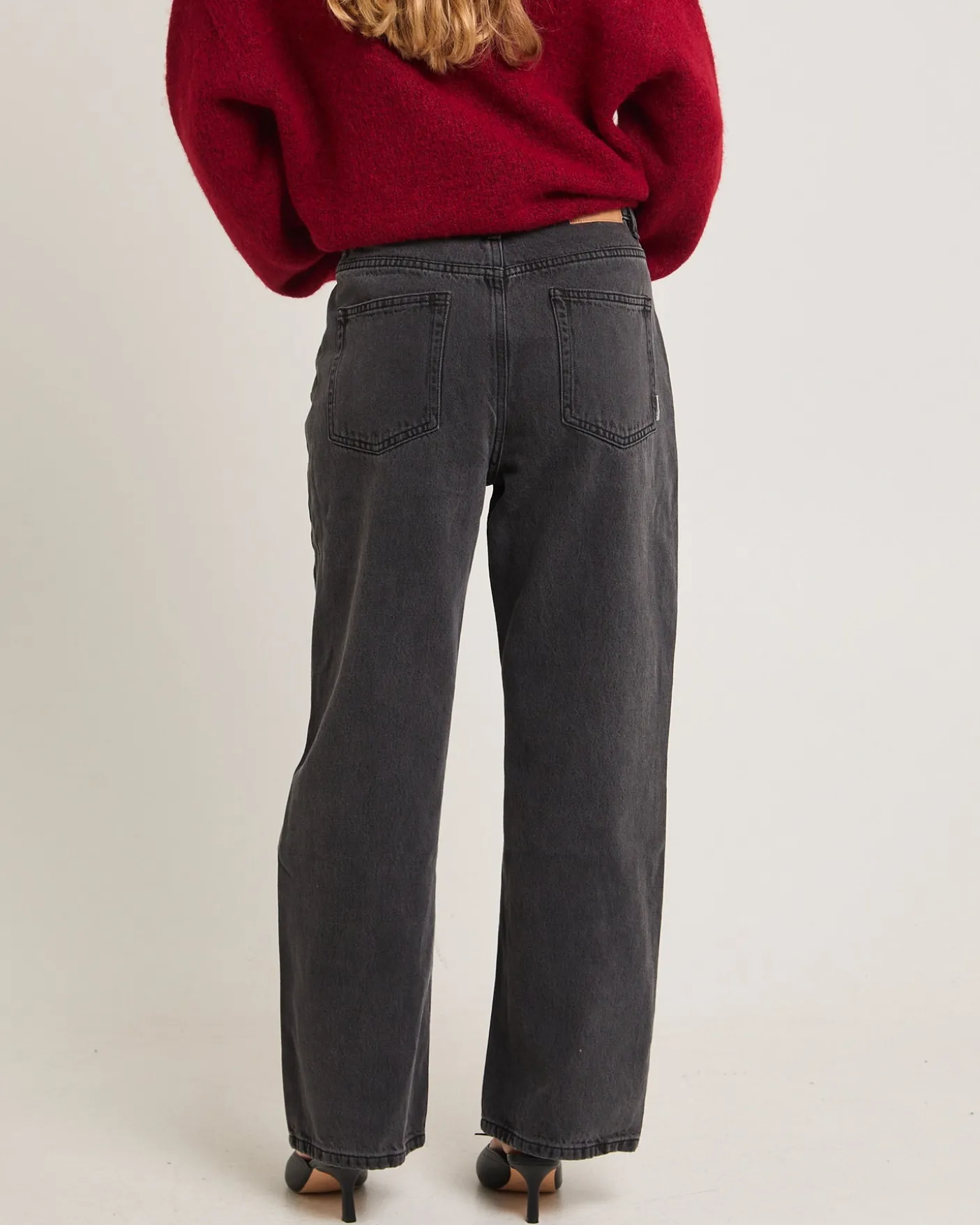 Alexa Mid Rise Denim Jeans Petite Relaxed