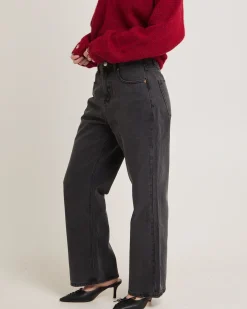 Alexa Mid Rise Denim Jeans Petite Relaxed