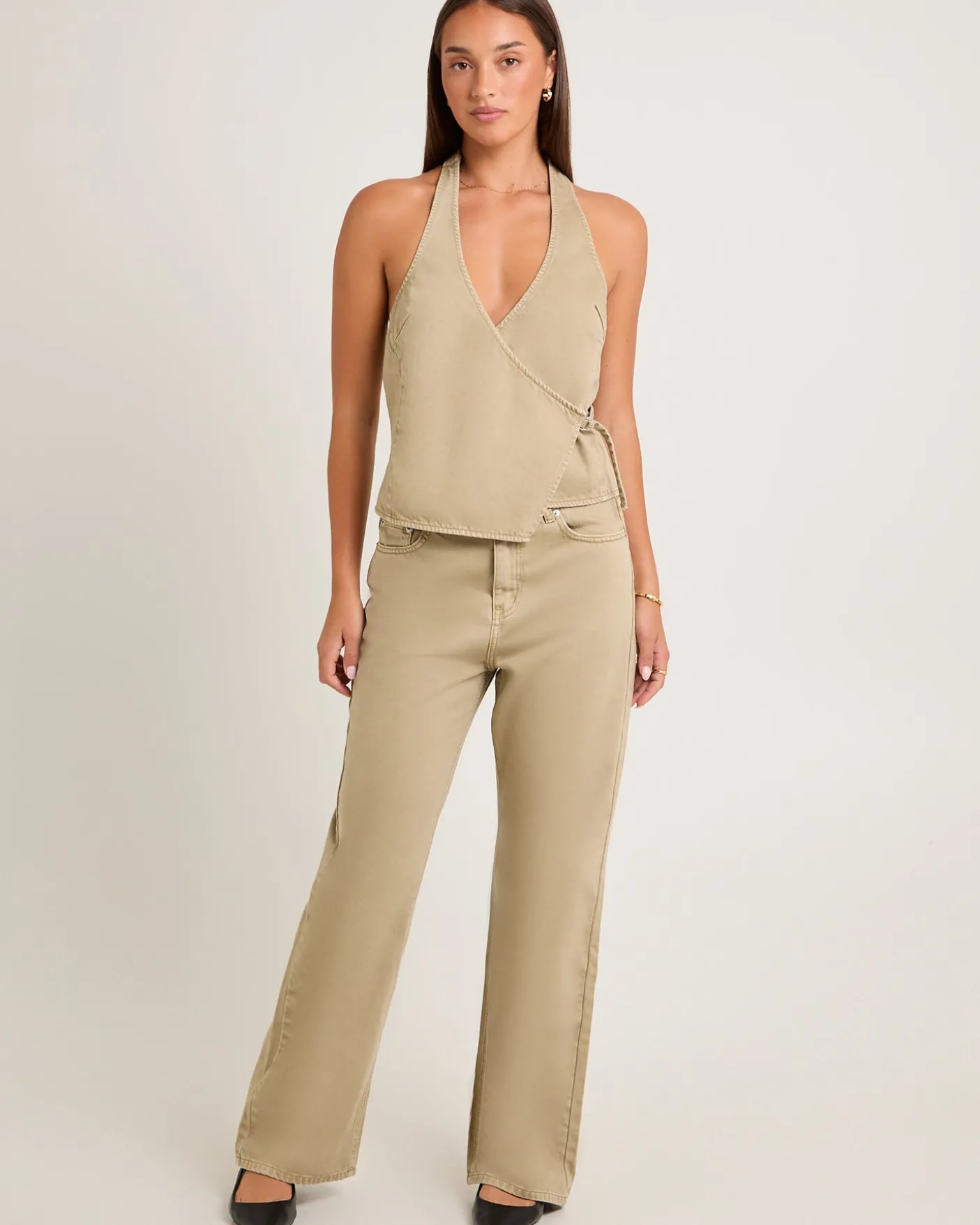 Alexa Mid Rise Relaxed Denim Jeans