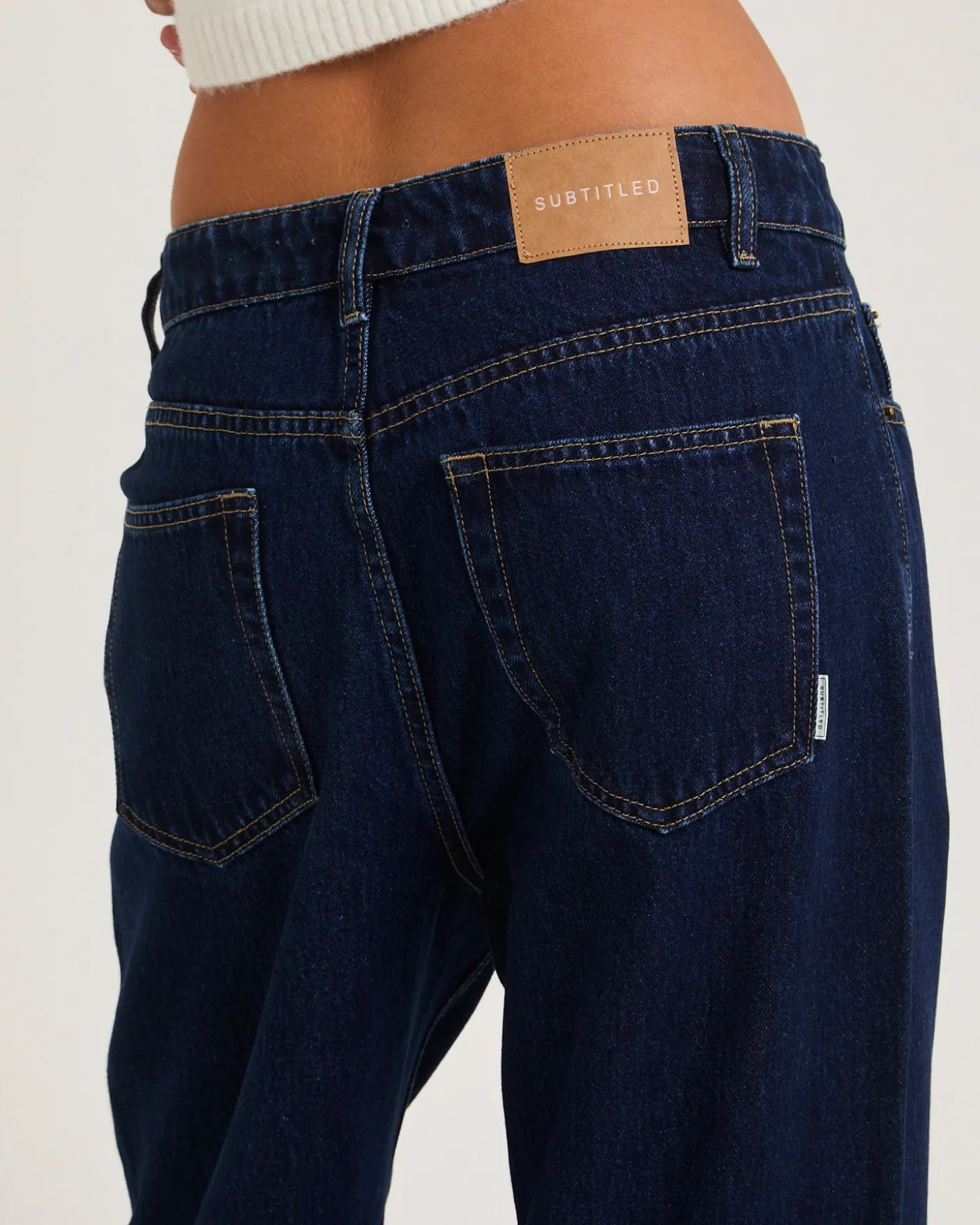 Alexa Mid Rise Relaxed Denim Jeans
