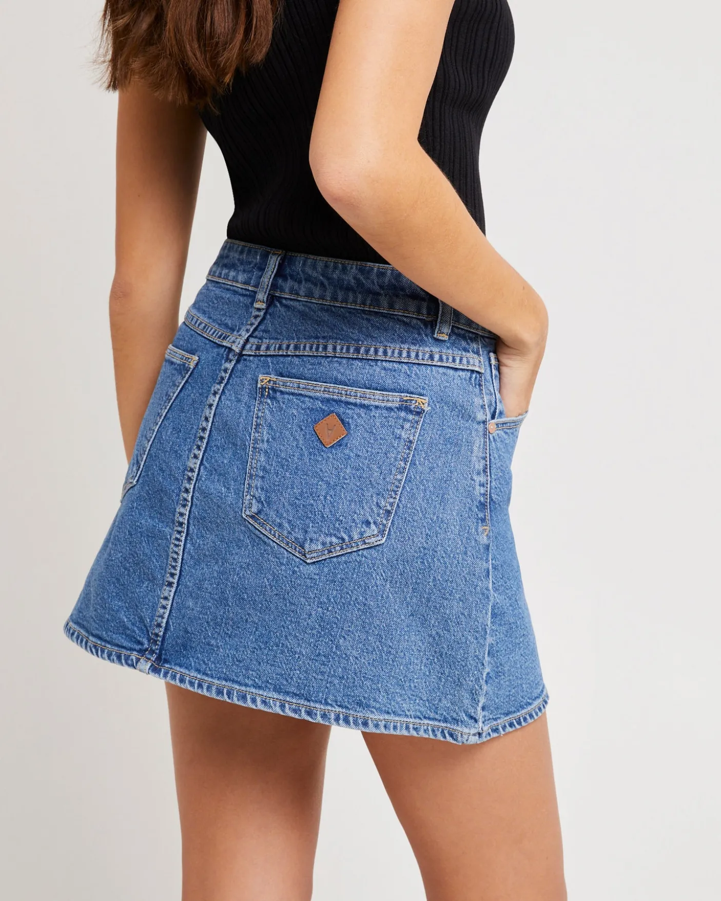 Aline Denim Skirt Reese