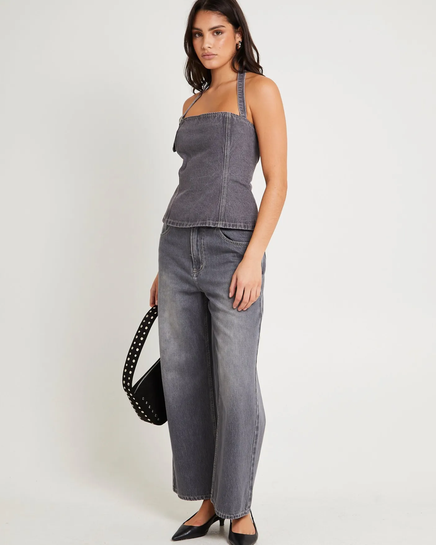 Allegra Corset Denim Top