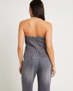 Allegra Corset Denim Top