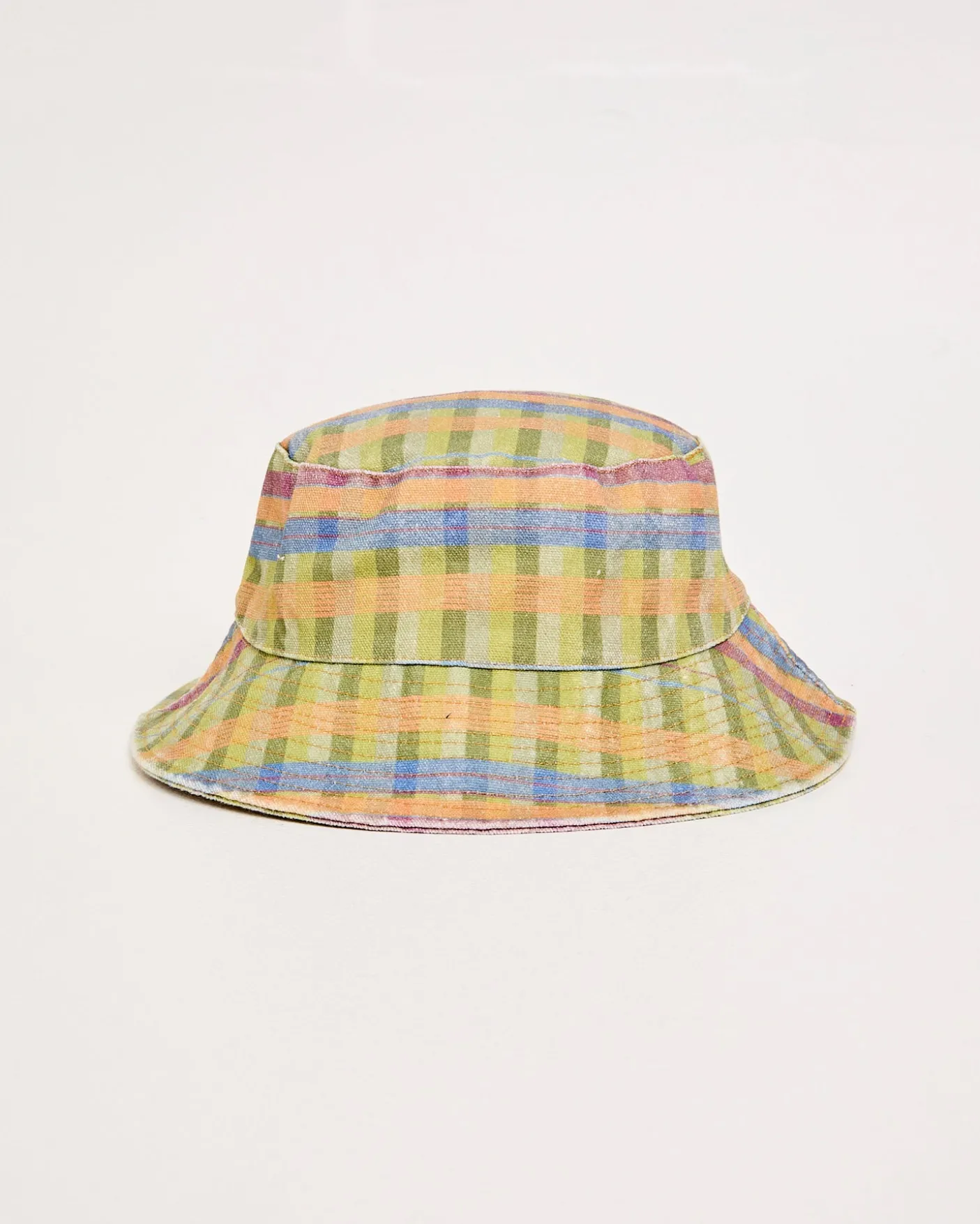 Aloha Moss Gingham Bucket Hat